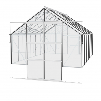 Vitavia Gewächshaus Cassandra 9900 BxT 257x385cm ESG Alu eloxiert, ohne Sockel